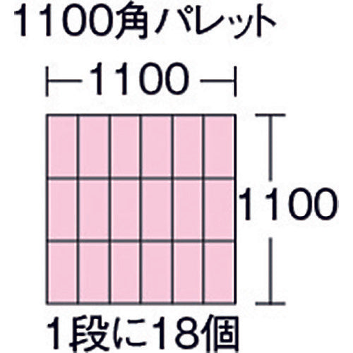 積水　トヨタ規格コンテナ　ＴＰ−１３１　グレー　TP-131　1 個