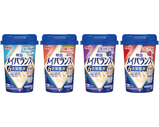 메이지 메이 밸런스 Mini 컵 발효유 투입 아소트 BOX / 2424037 24개입(4종×6개) 1 케이스