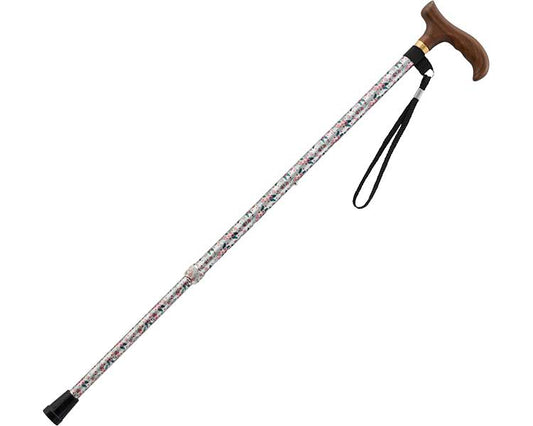 Kaientai Smile Stick, Retractable Type, Slim / CX-07028, White Flower Pattern, 1 Stick