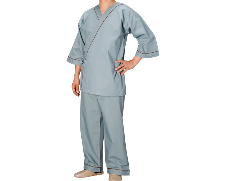 Separate type pajamas for men / 0730 M Plain green 1 piece