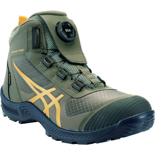 ASICS 윈잡 CP604 GTX BOA 맨틀 그린×타이거 옐로우 27.0 cm 1273A084.300-27.0 1 발