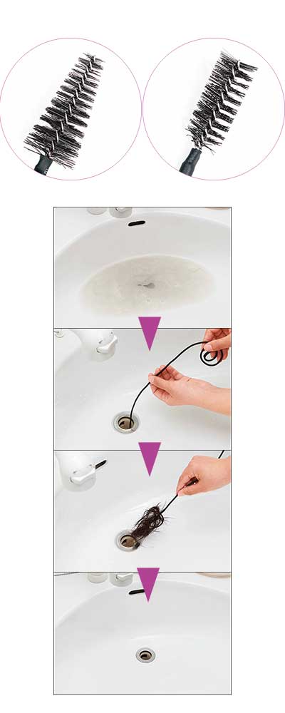 털 막힘 몰래 파이프 장인 / 38464 2개 세트 1개