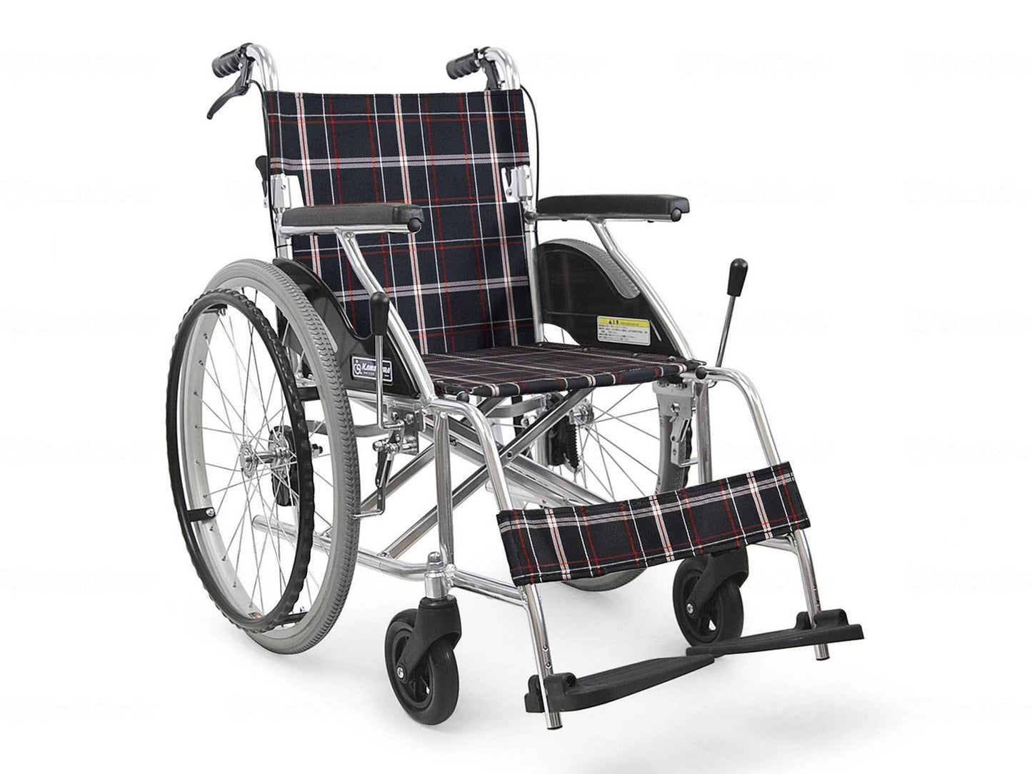 カワムラサイクルﾊｲﾎﾟﾘﾏｰ自走(中床)背折･B付 KV22-40SB 黒ﾁｪｯｸ 40