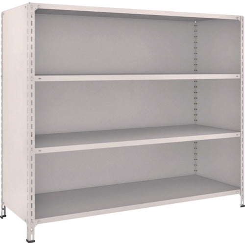 ＴＲＵＳＣＯ　スチールラック　軽量棚背板・側板付　Ｗ１８００ＸＤ６００Ｘ１５００　４段　ネオグレー　56W-24　1 台