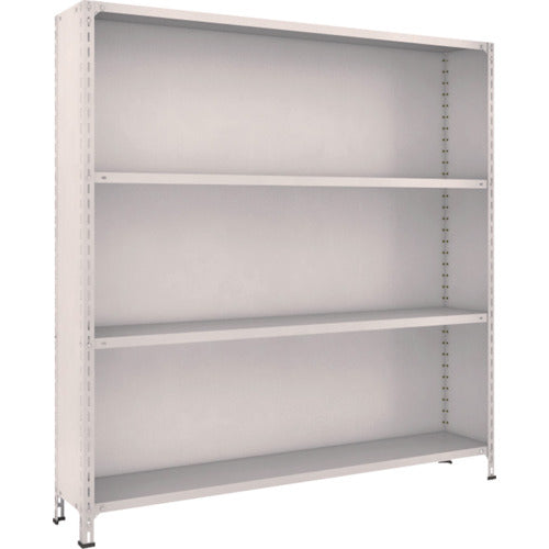 ＴＲＵＳＣＯ　スチールラック　軽量棚背板・側板付　Ｗ１８００ＸＤ３００Ｘ１８００　４段　ネオグレー　66V-24　1 台