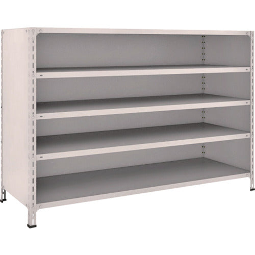 TRUSCO Steel Rack Lightweight Shelf with Back and Side Panels W1800 x D600 x 1200 5 Tiers Neo Gray 46W-25 1 Unit