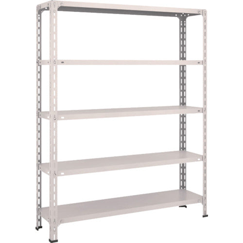 TRUSCCO 스틸 랙 경량 선반 개방형 W1200XD300XH1500 5단 네오그레이 54V-15 1대