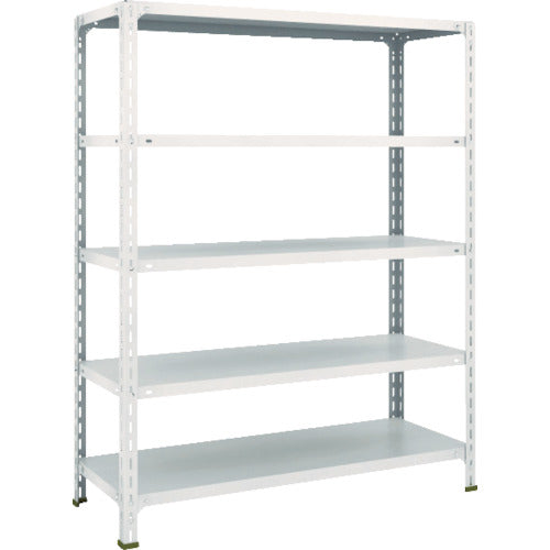 ＴＲＵＳＣＯ　スチールラック　軽量棚開放型　Ｗ１２００ＸＤ４５０ＸＨ１５００　５段　ネオグレー　54X-15　1 台