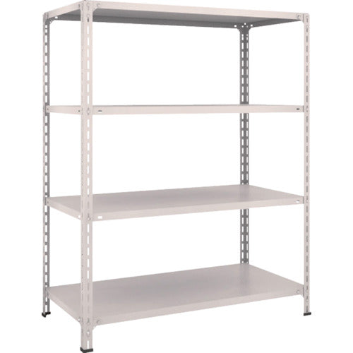 ＴＲＵＳＣＯ　スチールラック　軽量棚開放型　Ｗ１２００ＸＤ６００ＸＨ１５００　４段　ネオグレー　54W-14　1 台