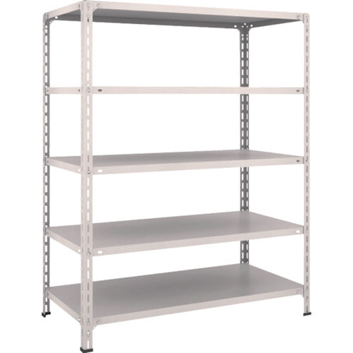 ＴＲＵＳＣＯ　スチールラック　軽量棚開放型　Ｗ１２００ＸＤ６００ＸＨ１５００　５段　ネオグレー　54W-15　1 台