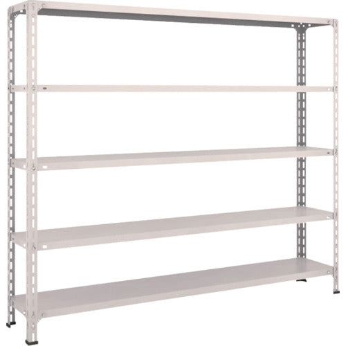 ＴＲＵＳＣＯ　スチールラック　軽量棚開放型　Ｗ１８００ＸＤ３００ＸＨ１５００　５段　ネオグレー　56V-15　1 台