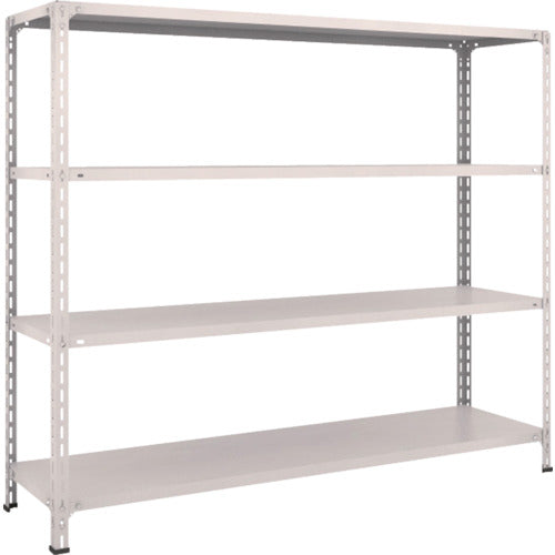 TRUSCCO 스틸 랙 경량 선반 개방형 W1800XD450XH1500 4단 네오그레이 56X-14 1대