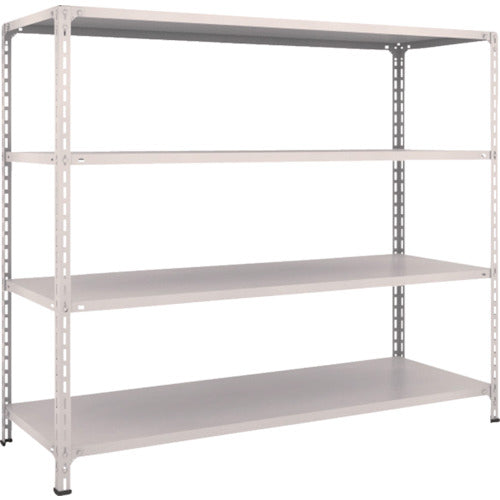 TRUSCCO 스틸 랙 경량 선반 개방형 W1800XD600XH1500 4단 네오그레이 56W-14 1대