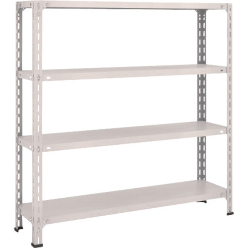 TRUSCO Steel Rack Lightweight Open Shelf W1200 x D300 x H1200 4 Tiers Neo Gray 44V-14 1 Unit