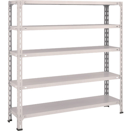 TRUSCCO 스틸 랙 경량 선반 개방형 W1200XD300XH1200 5단 네오그레이 44V-15 1대