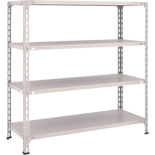 TRUSCCO 스틸 랙 경량 선반 개방형 W1200XD450XH1200 4단 네오그레이 44X-14 1대