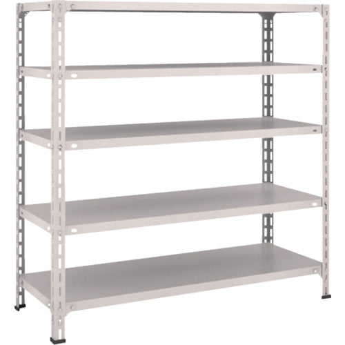 ＴＲＵＳＣＯ　スチールラック　軽量棚開放型　Ｗ１２００ＸＤ４５０ＸＨ１２００　５段　ネオグレー　44X-15　1 台