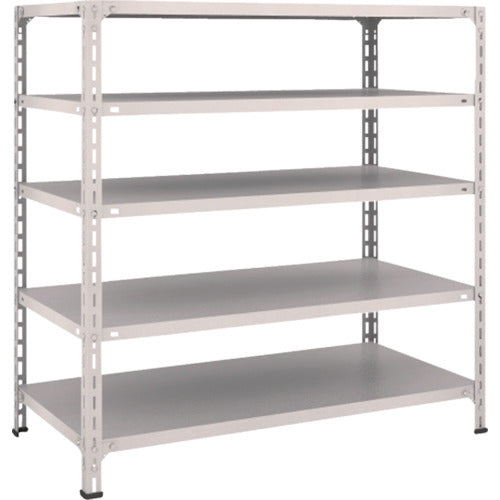 TRUSCCO 스틸 랙 경량 선반 개방형 W1200XD600XH1200 5단 네오그레이 44W-15 1대