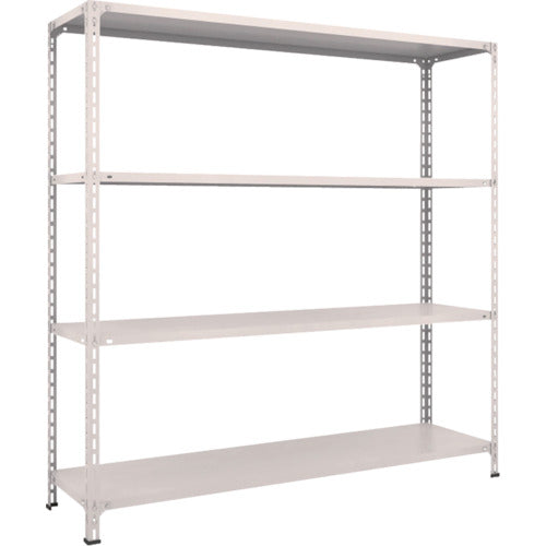 TRUSCCO 스틸 랙 경량 선반 개방형 W1800XD450XH1800 4단 네오그레이 66X-14 1대