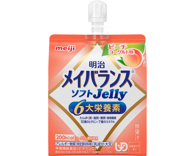 Meiji May Balance Soft Jelly Peach Yogurt Flavor / 1671331 125mL 1 unit