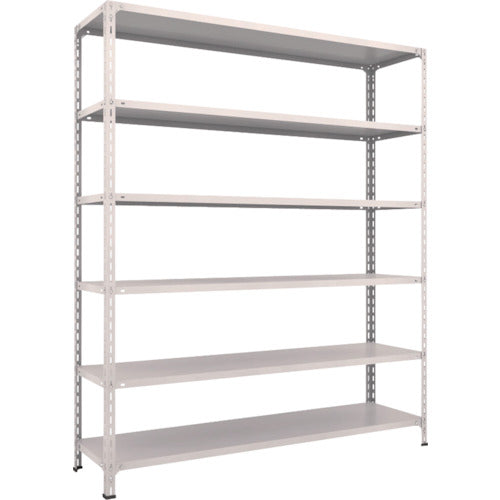 TRUSCCO 스틸 랙 경량 선반 개방형 W1800XD450XH2100 6단 네오그레이 76X-16 1대