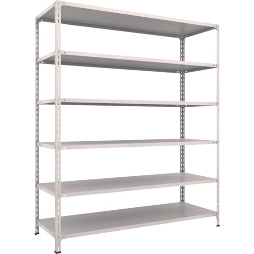 TRUSCCO 스틸 랙 경량 선반 개방형 W1800XD600XH2100 6단 네오그레이 76W-16 1대