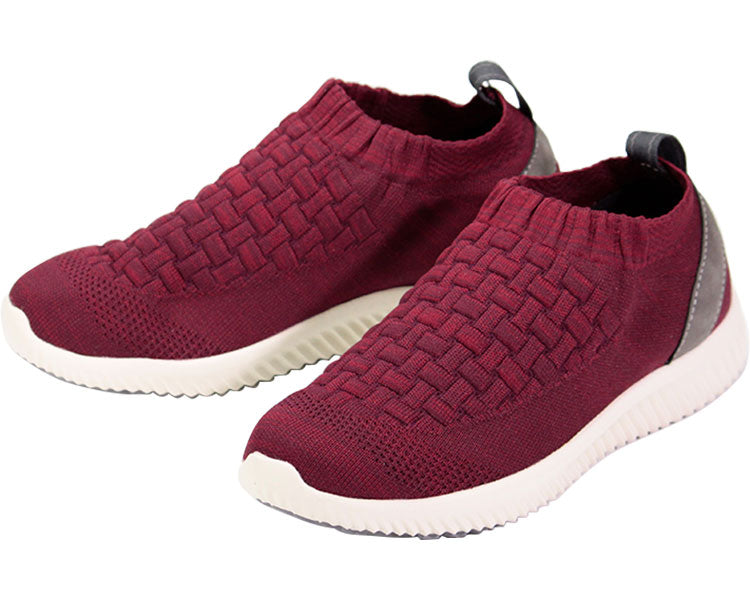SaiSai Stretch Knit Sneakers WG140 Unisex / 4L Wine 1 pair