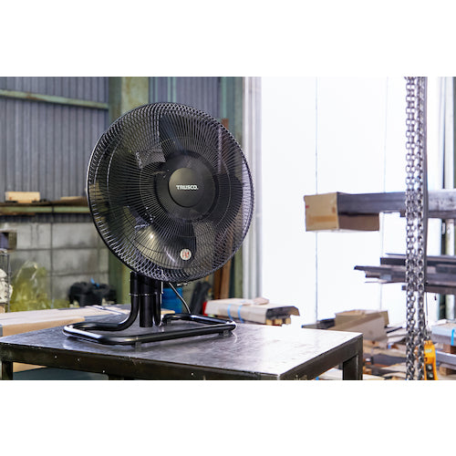 TRUSCO Totally enclosed plastic blade factory fan Factory fan Tabletop type FAFP-45A 1 unit