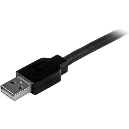 StarTech USB Cable / A-B / 15m / USB 2.0 / 480Mbps / Male-Male / Black USB2HAB50AC 1 box