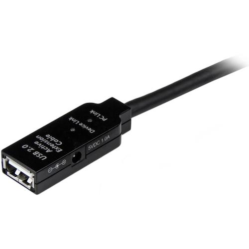 StarTech USB 케이블/A-A/5m/USB 2.0/액티브 연장/수컷 암컷/BK USB2AAEXT5M 1상자