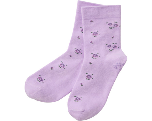 Socks with loose elastic so you can write your name on them Women's / 049961700 Lavender 1 pc