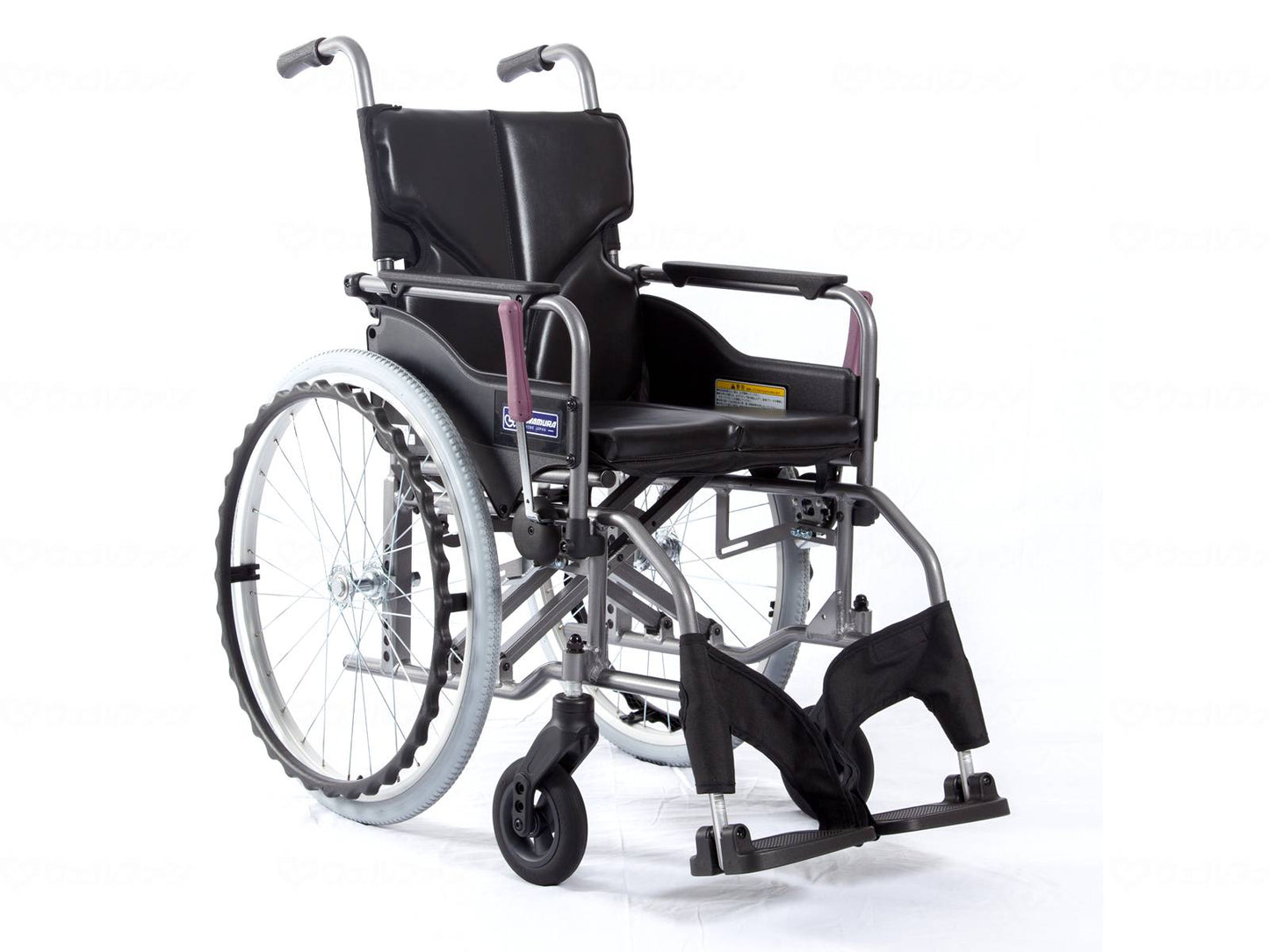 カワムラサイクルﾓﾀﾞﾝAstyle 背固定自走用 KMD-A22-40S-M ｴｺﾌﾞﾗｯｸ(No.88） 座幅40-前座43cm