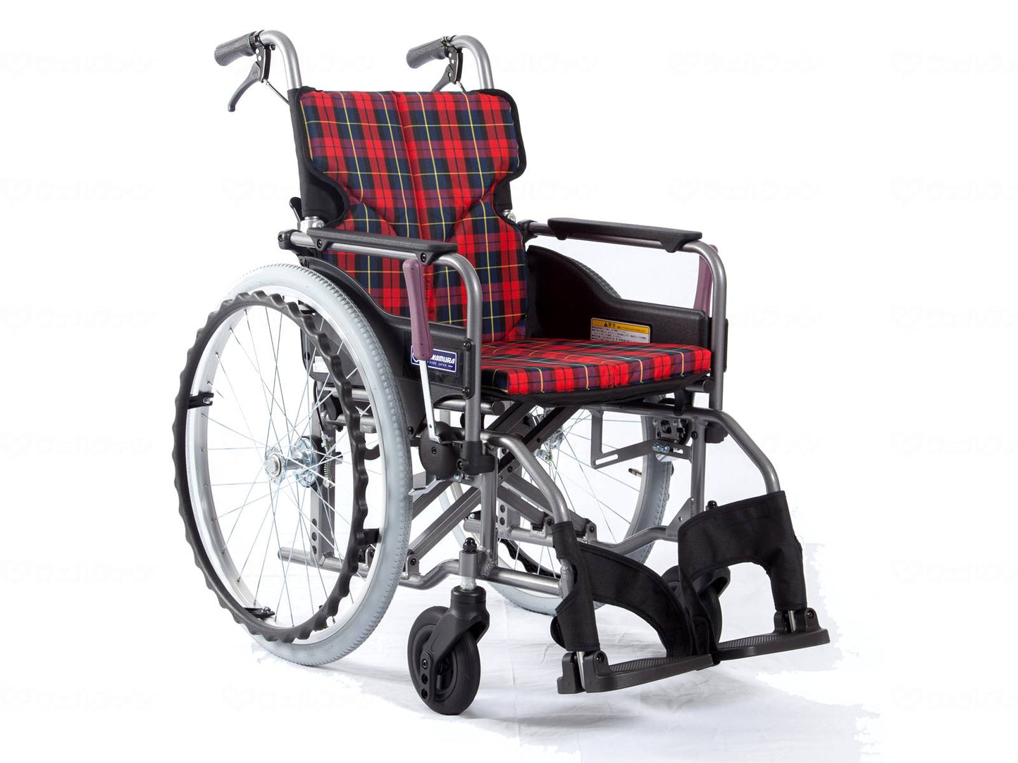 가와무 라사이클 모던 Astyle 뒤로 접히는 자주용 KMD-A22-40-M 레드 셧크(A10) 좌폭 40-앞좌 43 cm