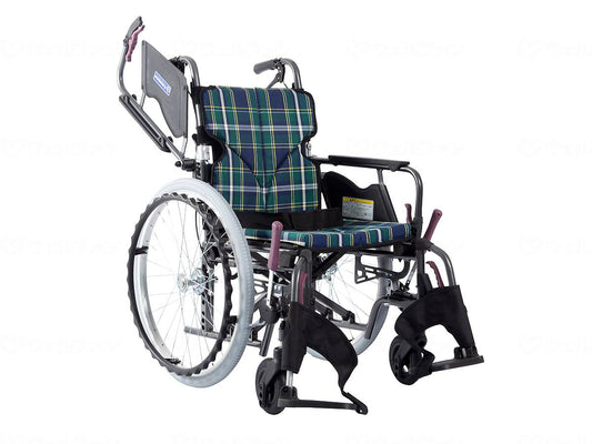 가와무 라사이클 모던 Bstyle 자주용 22인치중・타카마루 그린 티크(A9) 좌폭 38-앞좌 43 cm