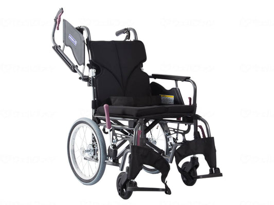 カワムラサイクルﾓﾀﾞﾝBstyle 介助用 16ｲﾝﾁ中・高床 No.19黒(ﾎﾟﾘｴｽﾃﾙ) 座幅38-前座43cm