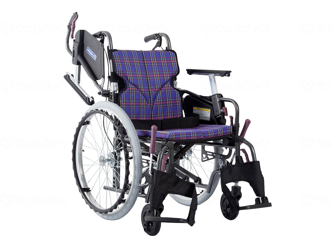 가와무 라사이클 모던 Cstyle 자주용 22인중・다카마루 보라색 자쿠(A11) 좌폭 38-앞좌 43 cm