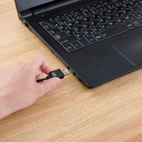 ELECOM 유선 헤드셋 양귀 오버헤드 소형 USB-A 1.8m 블랙 HS-HP01SUBK 1개