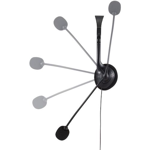 ELECOM 유선 헤드셋 양귀 오버헤드 소형 USB-A 1.8m 블랙 HS-HP01SUBK 1개