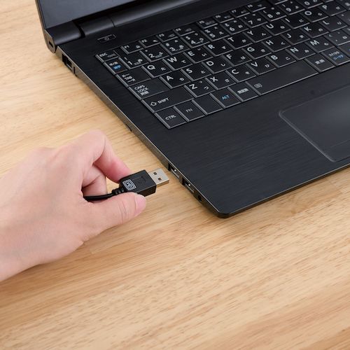 ELECOM 유선 헤드셋 양귀 넥 밴드 USB-A 1.8m 블랙 HS-NB03SUBK 1개