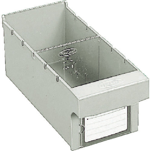 TRUSCO Steel Rack Lightweight Shelf 875 x 300 x 1200 Plastic Transparent Drawer Small x 42 Neo Gray 43V-808C7 1 Unit