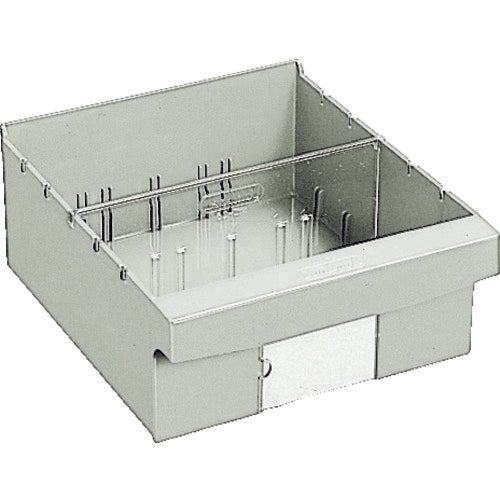 TRUSCO Steel Rack Lightweight Shelf 875 x 300 x 1200 Plastic Transparent Drawer Small x 42 Neo Gray 43V-808C7 1 Unit