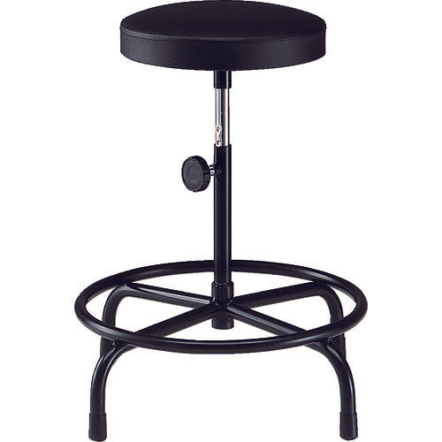 ＴＲＵＳＣＯ　作業用チェア　Φ３１５ＸＨ５００ー６４０　ブラック　NF-25V　1 脚