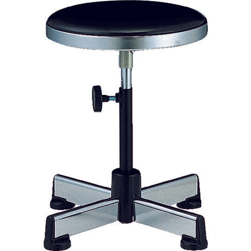 NORITZ Work Chair, Vinyl Leather, Black, TD-2, 1 piece