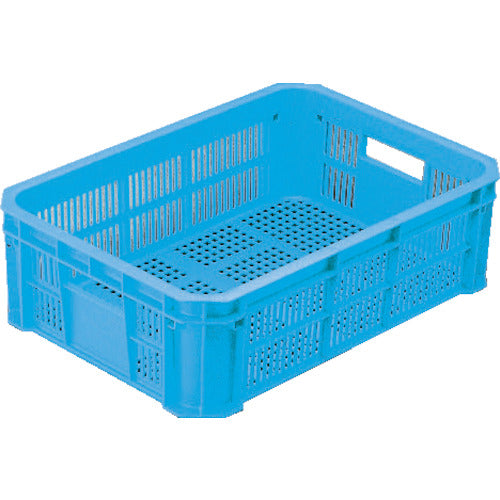 リス　ＭＢ型メッシュコンテナー　３６９７９２　ＭＢ−２１０Ｆ　青　MB-210F　1 個