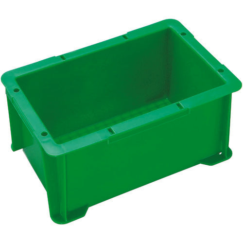 ヒシ　Ｓ型コンテナ　Ｗ２７３×Ｄ１７６×Ｈ１３３　緑　緑　S-4　1 個