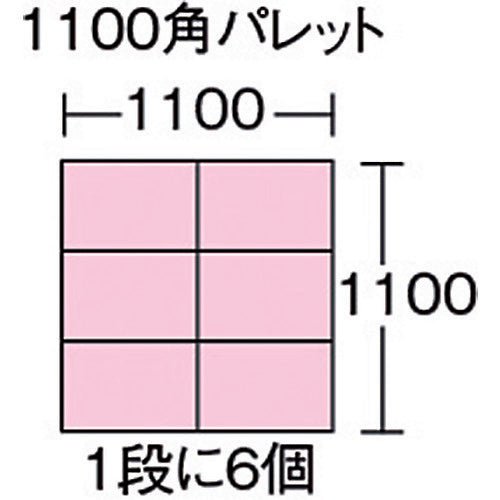 リス　Ｒボックス型コンテナ　１３４１５４　Ｂ型プラテナーＲＢ−３０　青　RB-30　1 個