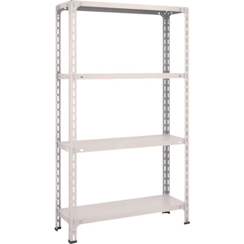 TRUSCCO 스틸 랙 경량 선반 개방형 W875XD300XH1500 4단 네오그레이 53V-14 1대