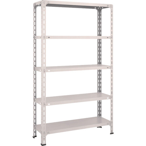 TRUSCCO 스틸 랙 경량 선반 개방형 W875XD300XH1500 5단 네오그레이 53V-15 1대