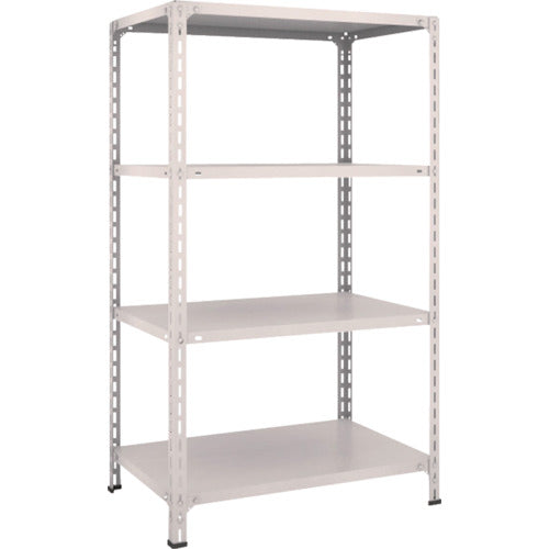 TRUSCCO 스틸 랙 경량 선반 개방형 W875XD600XH1500 4단 네오그레이 53W-14 1대