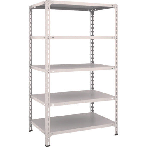 TRUSCCO 스틸 랙 경량 선반 개방형 W875XD600XH1500 5단 네오그레이 53W-15 1대